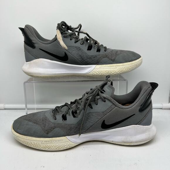 Nike Shoes Mens 8 Kobe Mamba Fury Basketball Cool Grey Black CK6632-001 Bryant - Picture 2 of 10